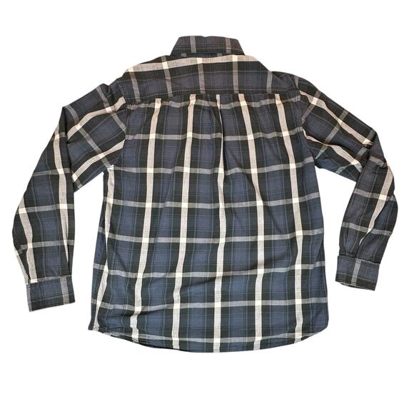 Lee Shirt Mens Large Blue White Plaid Button Down Everyday Classic Timeless Top - Picture 2 of 9